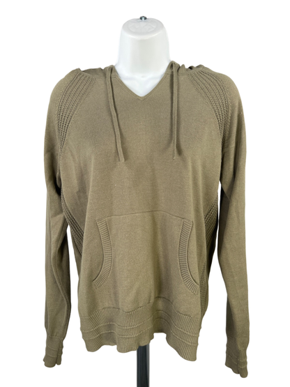 Athleta Women's Green Long Sleeve Pullover Hoodie Sweater - XS