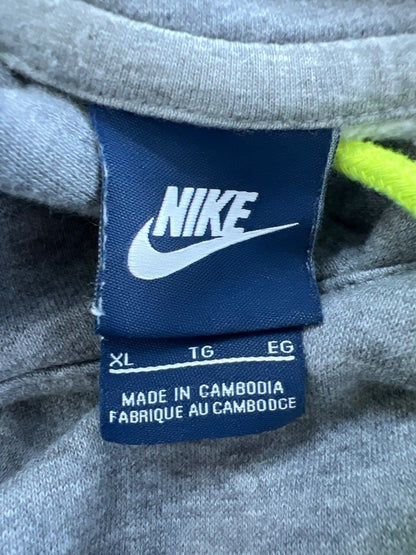 Nike Men's Gray Club Swoosh Long Sleeve Pullover Sweatshirt - XL image 3