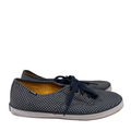 Keds Women's Blue/White Champion Canvas Polka Dot Lace Up Sneakers - 8