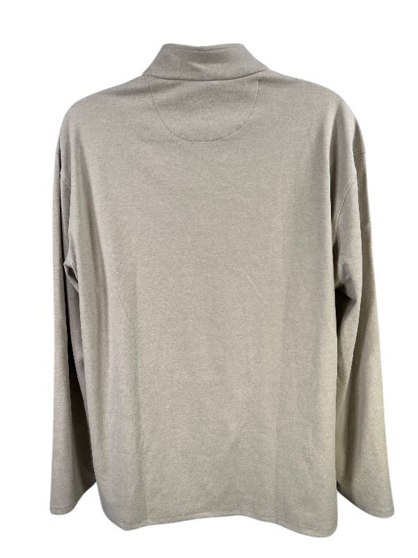 Telluride Clothing Men's Beige 1/4 Zip Pullover Sweatshirt Sweater - XXL image 2