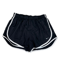 Nike Women's Black/White Dri-Fit Vented Pull On Lined Athletic Shorts - L