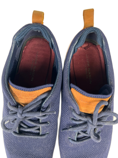 Mark Nason Los Angeles Men's Blue/Brown Bradmoor Oxford Sneakers - 10.5 image 3
