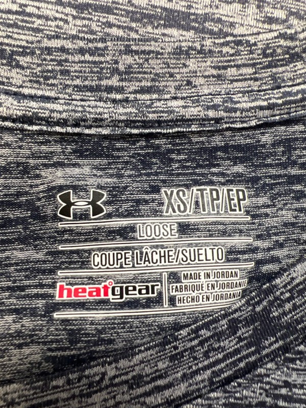Under Armour Women's Blue Heatgear Loose Short Sleeve Tee Shirt - XS image 3