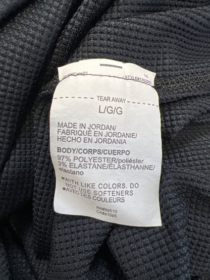 Under Armour Men's Black Loose Waffle Knit Crewneck Long Sleeve Shirt - L image 4