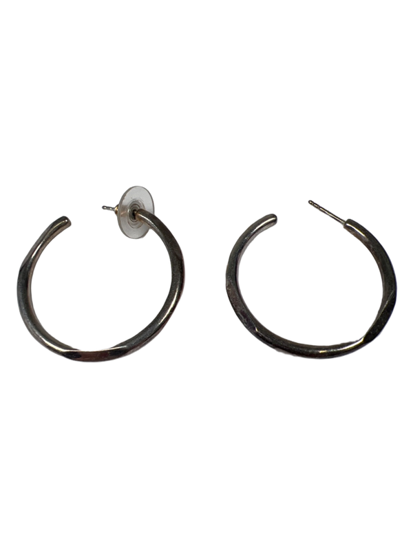 Sheila Fajl Women's Silver Tone Hoop Earrings image 7