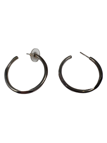 Sheila Fajl Women's Silver Tone Hoop Earrings image 7
