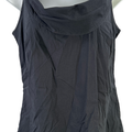 Ann Taylor Women’s Black Cowl Neck Sleeveless Blouse - 0
