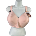 Playtex Women's Pink Striped Perfectly Smooth Wireless Bra - 42DD