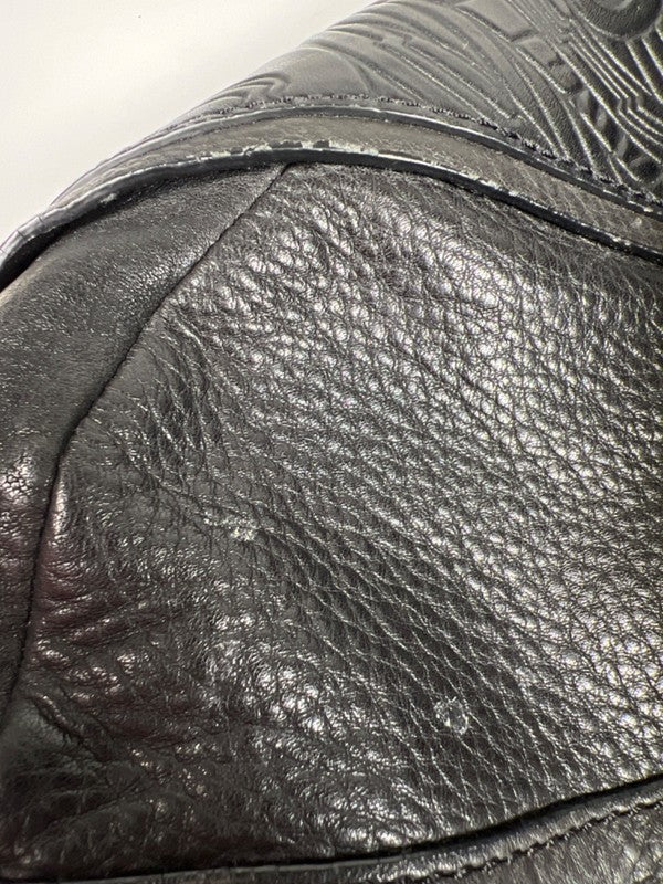 Cole Haan Women's Black Leather Sierra Tooled Shoulder Bag Purse W/ Dust Bag image 10