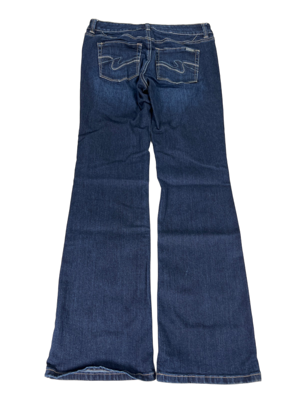 White House Black Market Women's Dark Wash Blanc Bootcut Denim Jeans - 4 Short image 2