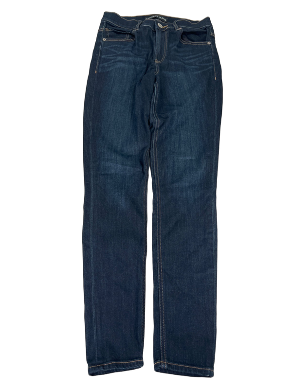 Express Jeans Women's Dark Wash High Rise Denim Jeggings - 4