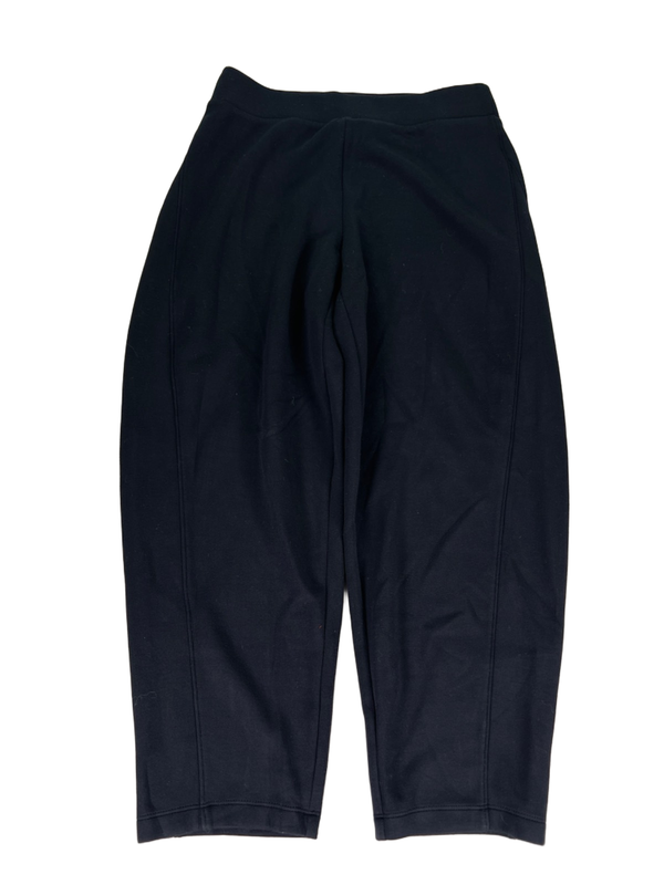 Spanx Women's Black Pull On Cropped Ankle Sweatpants - M