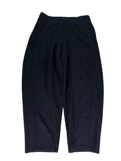 Spanx Women's Black Pull On Cropped Ankle Sweatpants - M