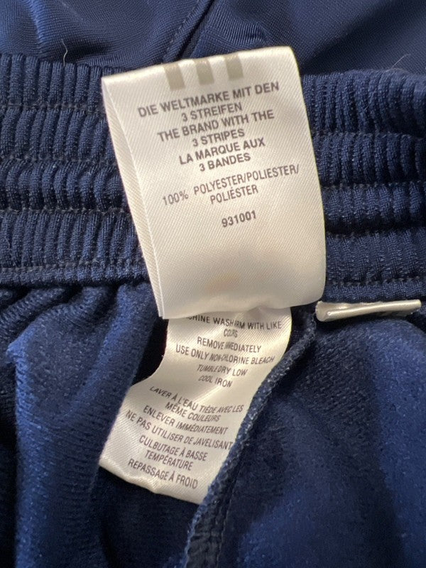 Adidas Men's Blue/White Striped Pull On Athletic Track Pants - M image 4