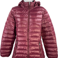 St.Johns Bay Women’s Burgundy Red Water Resistant Puffer Coat - S