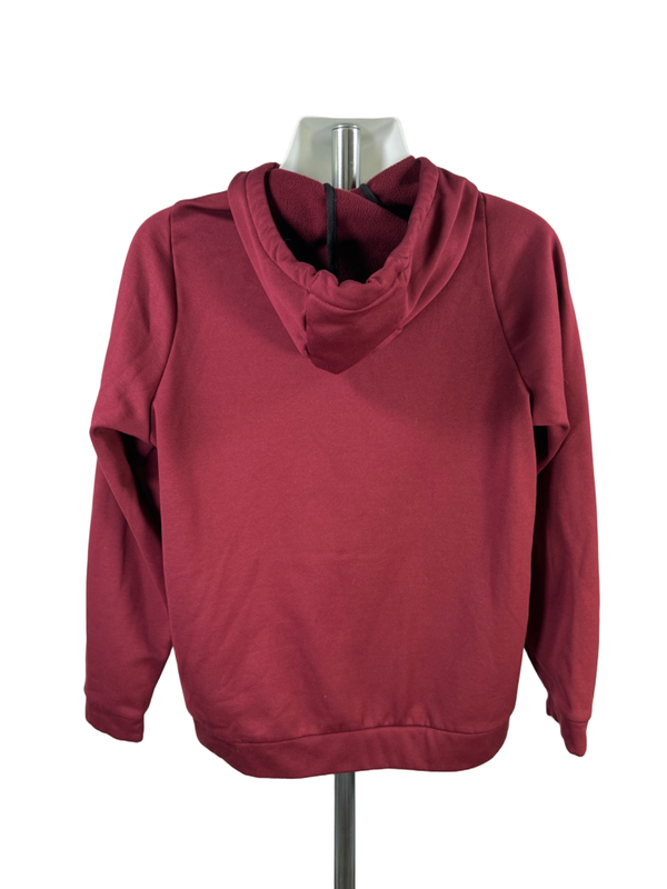 Nike Men’s Burgundy Dri-Fit Therma Long Sleeve Pullover Hoodie - L image 2