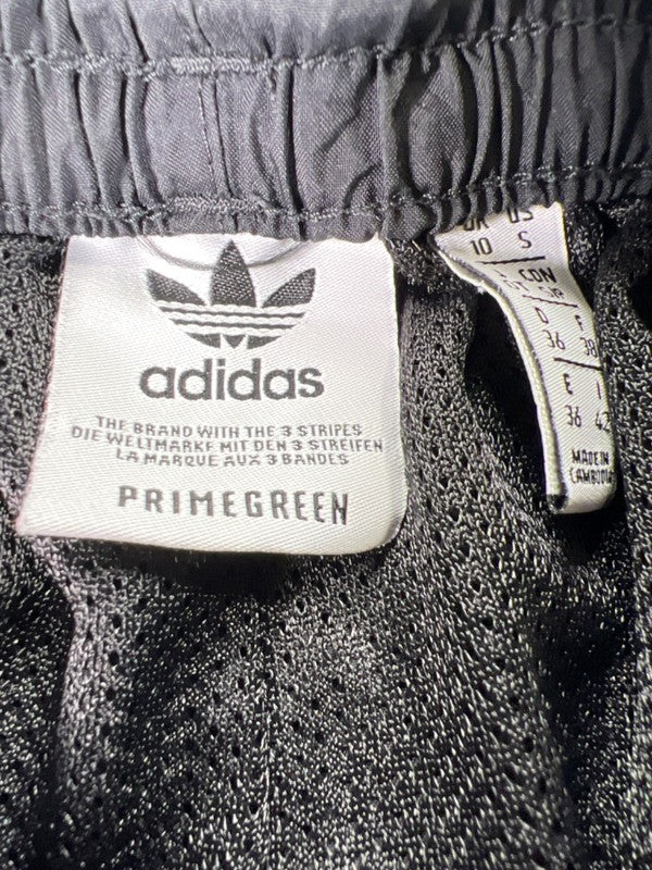 Adidas Women's Black/White Original Classic 3-Stripe Mid Rise Active Shorts - S image 3
