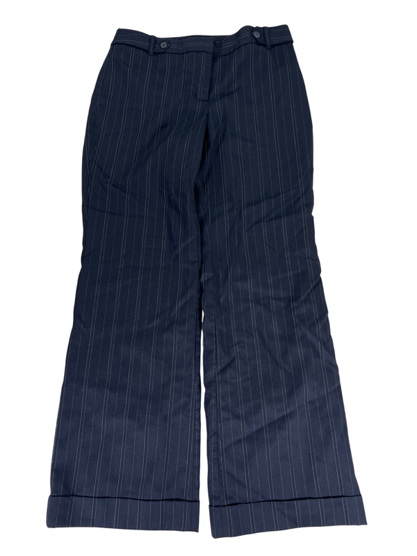 Ann Taylor Women's Black Pinstripe Dress Pants - 6P
