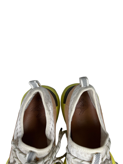 Sorel Women's Ivory/Yellow Kinetic Impact Lace Up Active Sneakers - 6 image 3