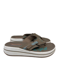 Skechers Women's Blue/Taupe Upgrades Marina Bay Flip Flop Sandals - 8