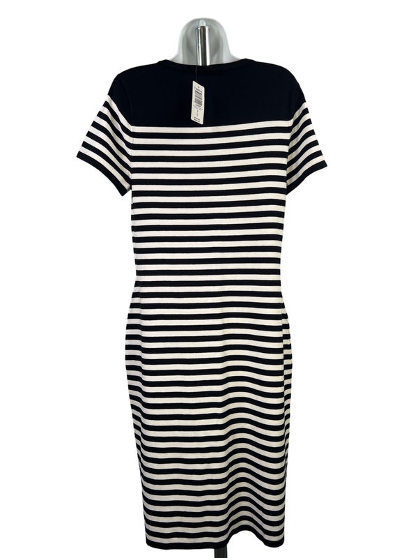 Torrid Women's Black/White Striped Sweater Knit Shift Dress - 0 Plus image 2