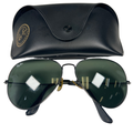 Ray-Ban Unisex Black Vintage Aviator L821 Sunglasses W/ Case