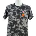 Nike Men's Black/Gray Loose Fit Basketball Graphic Short Sleeve Tee Shirt - M