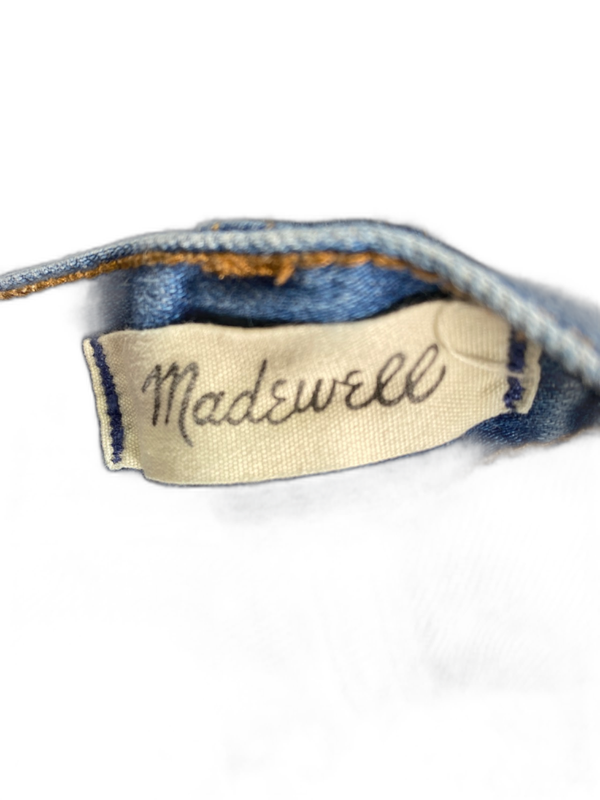 Madewell Women's Medium Wash Rigid Tie Front Denim Straight Jean Skirt - 24 image 3