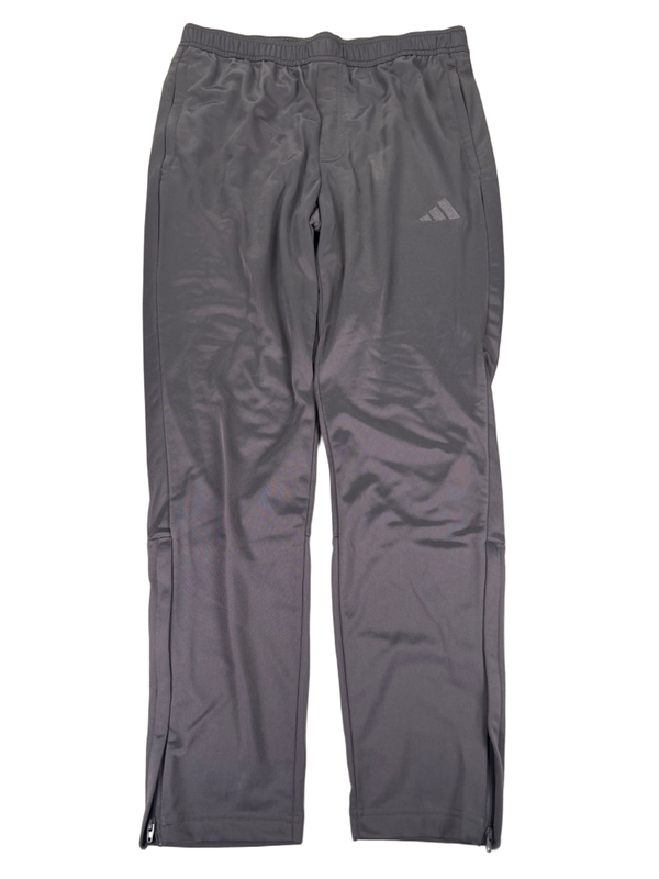 Adidas Men's Gray Pull On Zip Ankle Training Athletic Pants - L