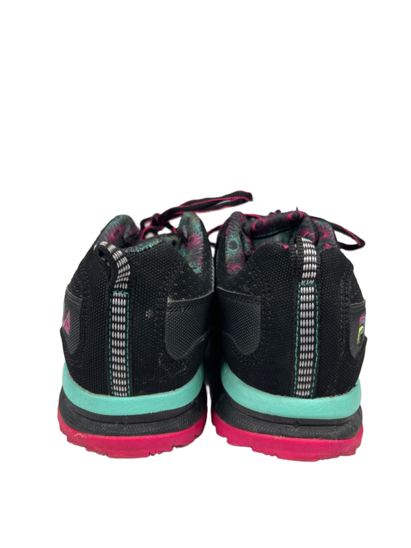 Fila Women's Black/Pink Evergrand Lace Up TR Trail Running Shoes - 8.5 image 4