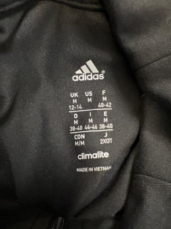 adidas Women's Black Long Sleeve 1/4 Zip Long Sleeve Athletic Shirt - M image 3