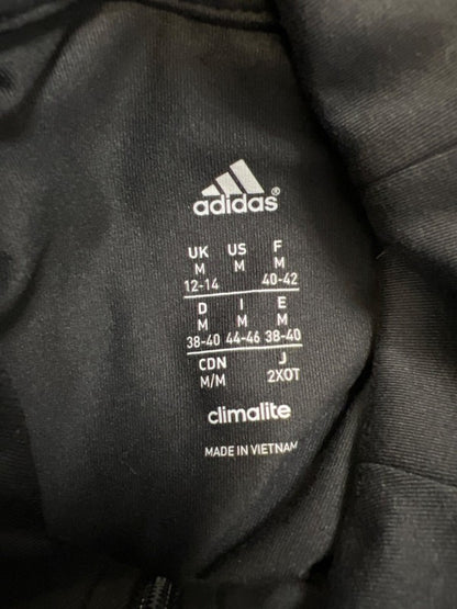 adidas Women's Black Long Sleeve 1/4 Zip Long Sleeve Athletic Shirt - M image 3
