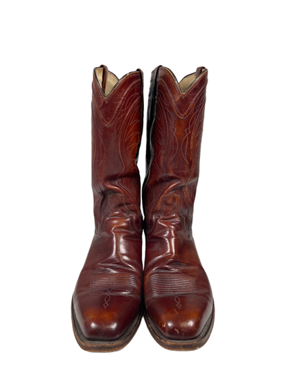 Dan Post Men's Brown Leather Cowboy Western Boots - 11D image 2