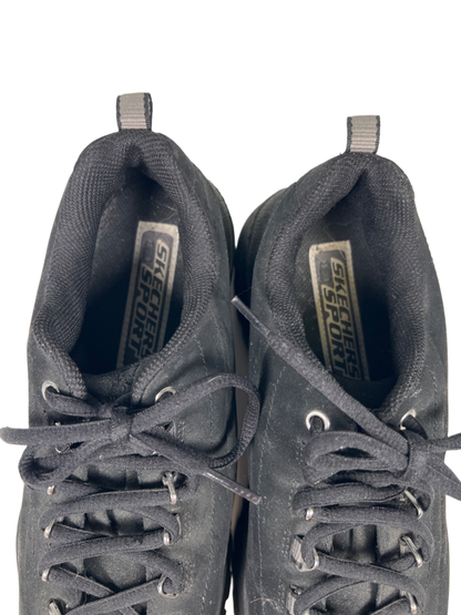 Skechers Women's Black Premium Sport Lace Up Athletic Sneakers - 8.5 image 3