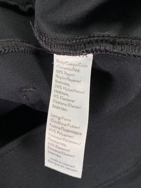 Spanx Women's Black Ponte Slim Straight Pull On Pants - L image 4