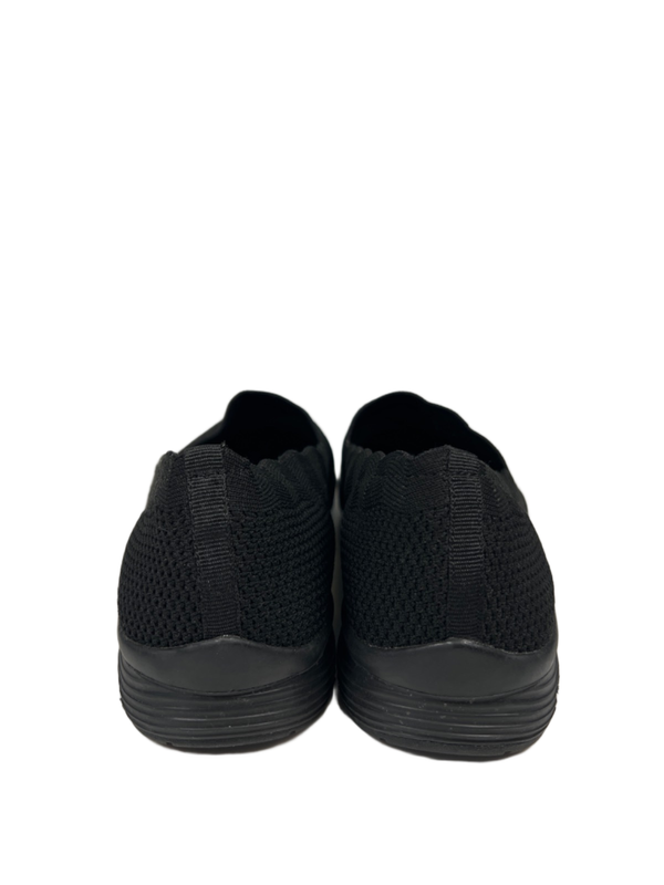 Skechers Women's Black Seager Stat Slip On Walking Flats - 9 image 4