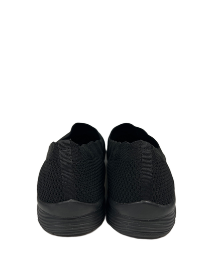 Skechers Women's Black Seager Stat Slip On Walking Flats - 9 image 4