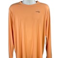 Reel Life Men's Orange Long Dleeve Fising Graphic Shirt - XL