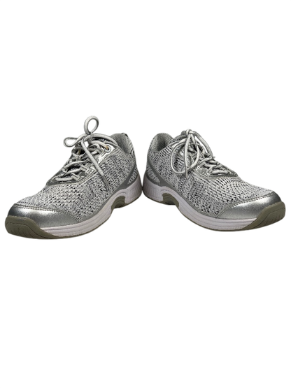 Orthofeet Women's Gray Bio Feet Lace Up Comfort Athletic Shoes - 7 image 6