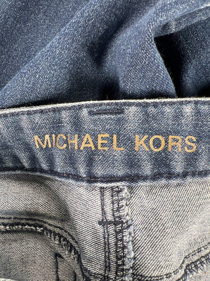 Michael Kors Women's Medium Wash Cotton Blend Skinny Denim Jeans - 6 image 3