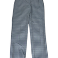 Theory Women's Blue Grid Pattern Treeca Dress Pants - 2
