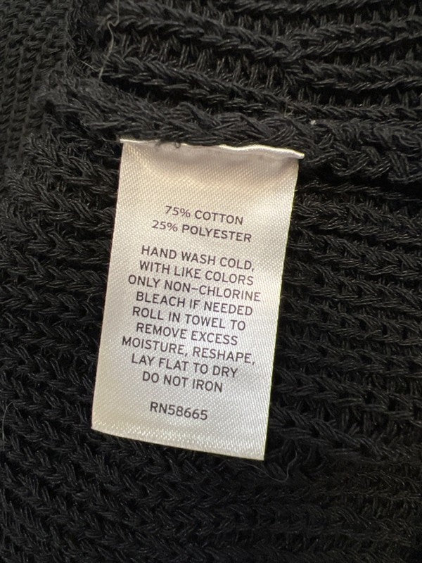 Nordstrom Women's Black Sleeveless Button Up Sweater Vest - L image 4