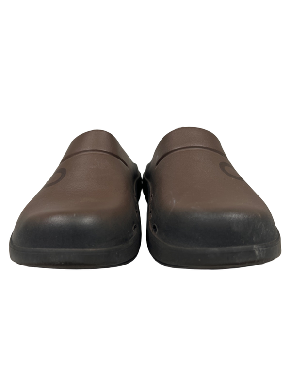 OOFOS Women's Brown Slip On Comfort Walking Clogs - 9 image 2