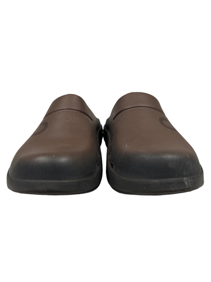OOFOS Women's Brown Slip On Comfort Walking Clogs - 9 image 2