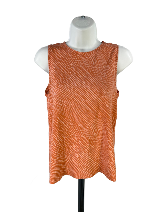 Calia Women's Orange Basic Sleeveless Tank Top - S