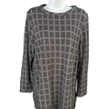 J.Jill Wearever Collection Women's Black Long Sleeve Tunic Shirt - L