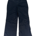 J.Crew Women's Black Wide Leg Crop Denim Jeans - 28 Petite