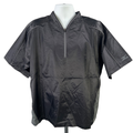 Mizuno Men's Black Teamwear Quarter Zip Short Sleeve Batting Jacket - L