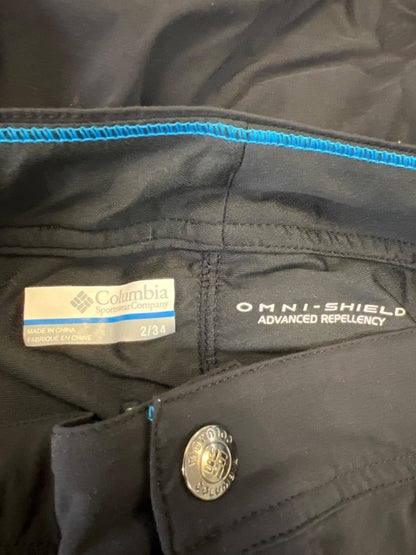 Columbia Women's Black Just Right Omni-Shield Snap Button Lined Mini Skort - 2 image 3