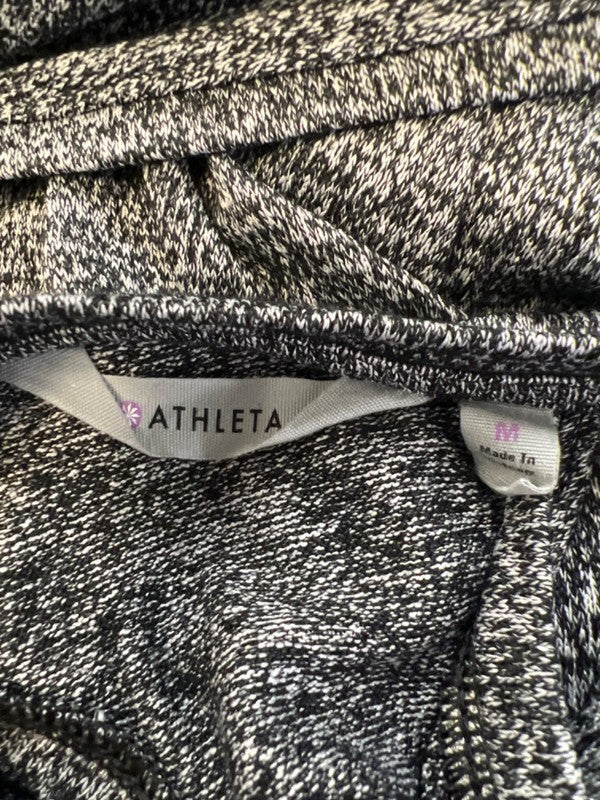 Athleta Women's Black Layered Racerback V Neck Long Sleeve Athletic Shirt - M image 3